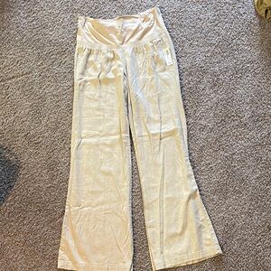 Old Navy Cream Wide Leg Pants